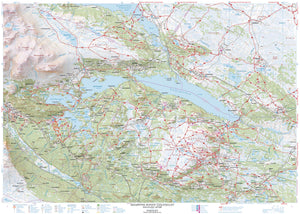 Skiløyper rundt Golsfjellet (70 x 50cm)